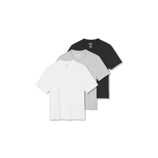 Women's Pima Cotton Crew Neck T-Shirt 3-Pack