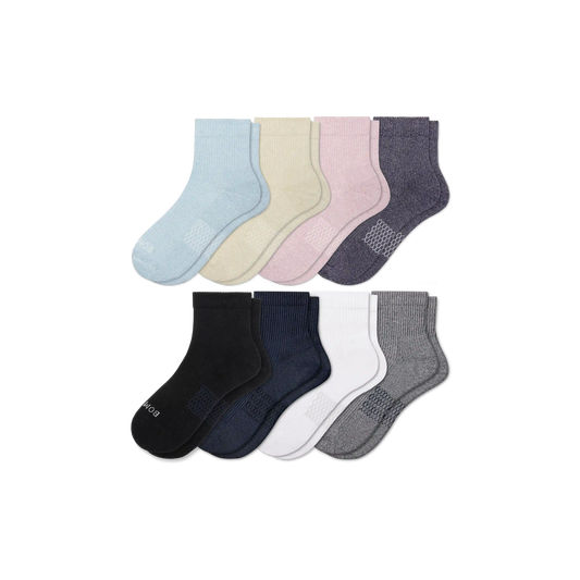 Women's Modern Rib Quarter Sock 8-Pack